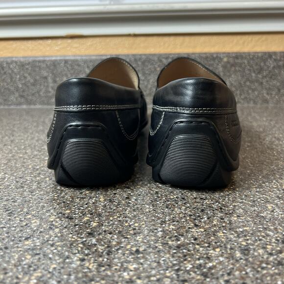 Ecco Black Leather Loafers